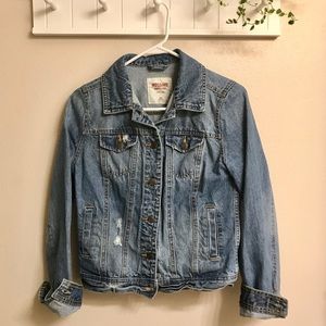 Mossimo - Lightly Distressed Jean Jacket